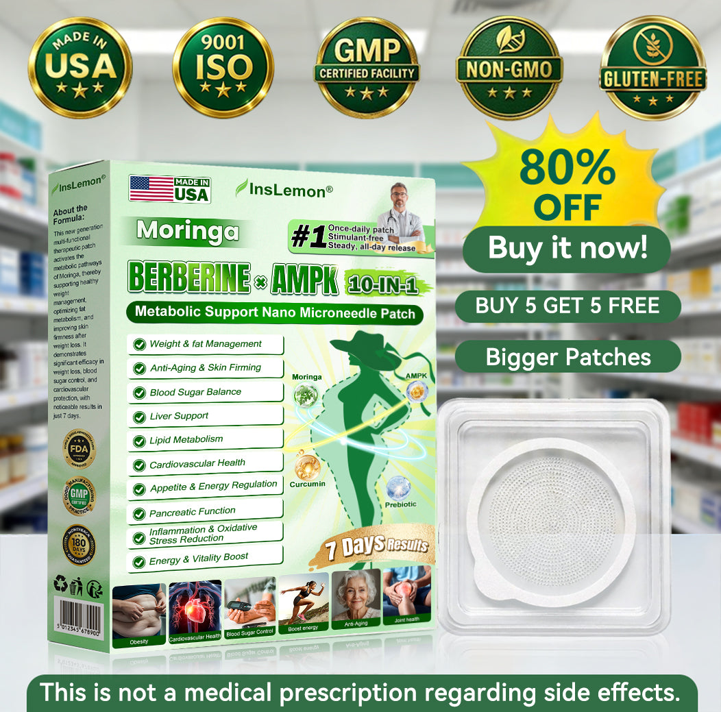 𝐅𝐃𝐀 𝐑𝐞𝐠𝐢𝐬𝐭𝐞𝐫𝐞𝐝 & 𝐆𝐌𝐏 𝐂𝐞𝐫𝐭𝐢𝐟𝐢𝐞𝐝 ⚓| 𝐈𝐧𝐬𝐋𝐞𝐦𝐨𝐧® 𝗠𝗼𝗿𝗶𝗻𝗴𝗮 × 𝗕𝗲𝗿𝗯𝗲𝗿𝗶𝗻𝗲 × 𝗔𝗠𝗣𝗞 𝟭𝟬-𝗶𝗻-𝟭 𝗠𝗲𝘁𝗮𝗯𝗼𝗹𝗶𝗰 𝗦𝘂𝗽𝗽𝗼𝗿𝘁 𝗡𝗮𝗻𝗼 𝗠𝗶𝗰𝗿𝗼𝗻𝗲𝗲𝗱𝗹𝗲 𝗣𝗮𝘁𝗰𝗵 | ✅ 𝐁𝐚𝐜𝐤𝐞𝐝 𝐛𝐲 𝐒𝐜𝐢𝐞𝐧𝐭𝐢𝐟𝐢𝐜 𝐄𝐯𝐢𝐝𝐞𝐧𝐜𝐞 | 𝟏𝟎-𝐢𝐧-𝟏 𝐅𝐨𝐫𝐦𝐮𝐥𝐚 | 𝐑𝐞𝐬𝐮𝐥𝐭𝐬 𝐢𝐧 𝟓 𝐃𝐚𝐲𝐬⭐⭐