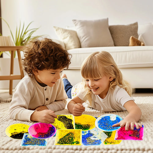 Interactive Plastic Building Tube Toy for Kids Creative STEM Decompression Sensory Toy for Autism Sensory Toys 24PCS